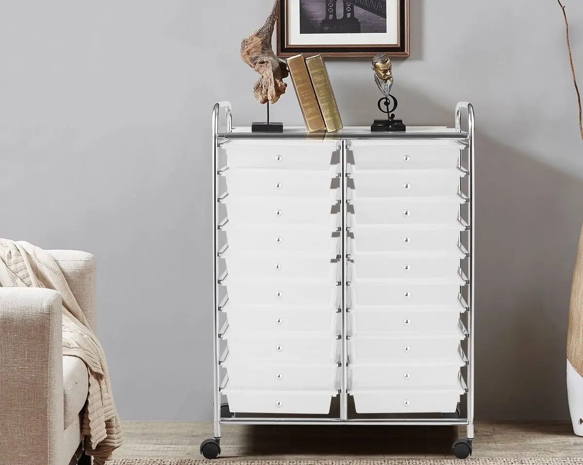 Тележка Costway HW56501CL (Transparent) - 6