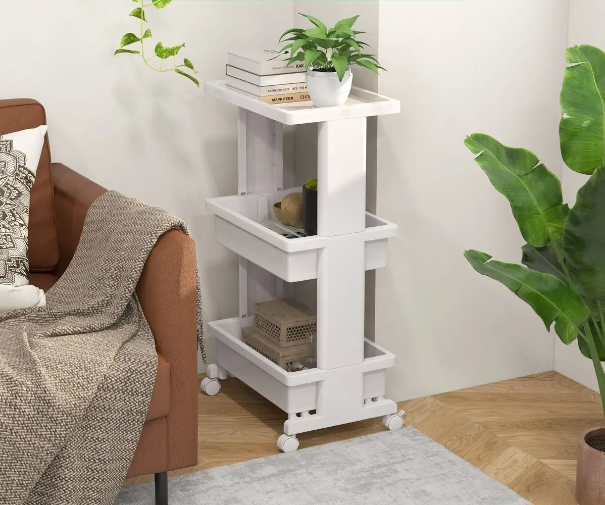 Тележка-органайзер Costway JV11492WH (White)