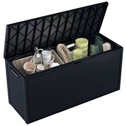 Lada depozitare pentru gradina Keter Emily Storage Box 280L (Graphite) Thumb