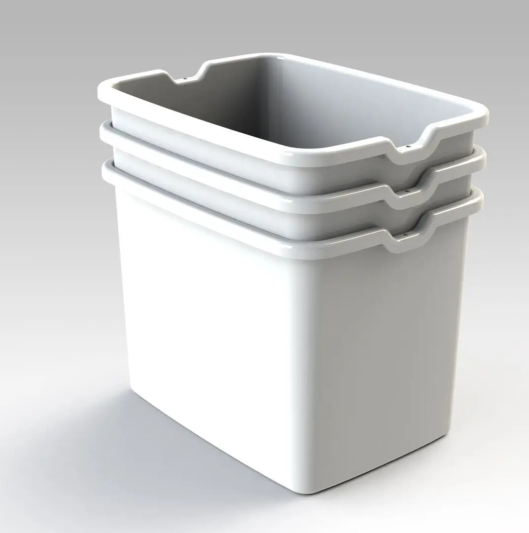 Контейнер Doloni 01574 (Cream/Turqoise) - 3