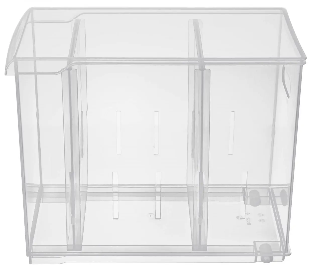 Контейнер-органайзер Econova Rolly 10.6L 16.5x30.5x24.2 (Transparent)