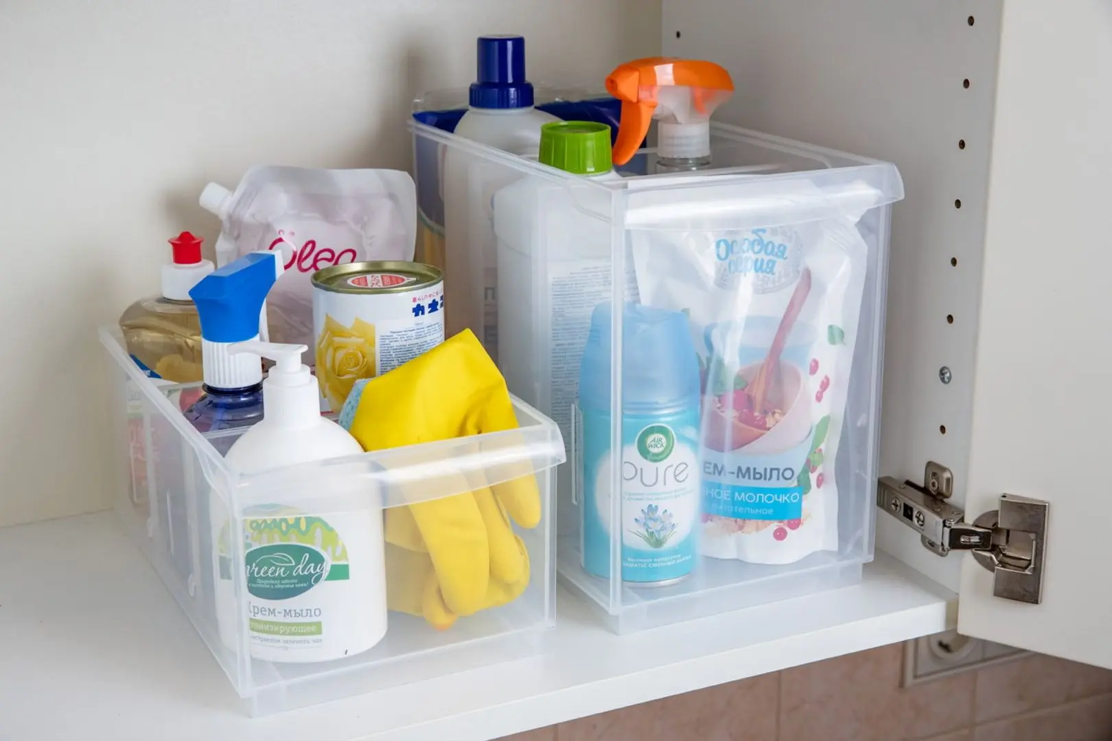 Контейнер-органайзер Econova Rolly 10.6L 16.5x30.5x24.2 (Transparent)