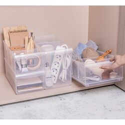 Контейнер-органайзер Econova Rolly 11.5L 24.2x45x12.9 (Transparent) Thumb