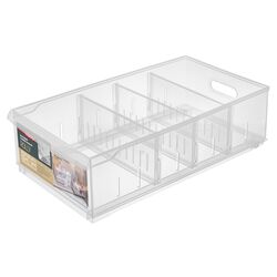 Container-organizator Econova Rolly 11.5L 24.2x45x12.9 (Transparent)