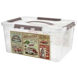 Container cu decor Econova Grand Box 39x29x18 15L