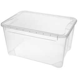 Container cu capac Econova Crystal L 49L (Transparent)