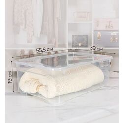 Container cu capac Econova Crystal M 31L (Transparent) Thumb