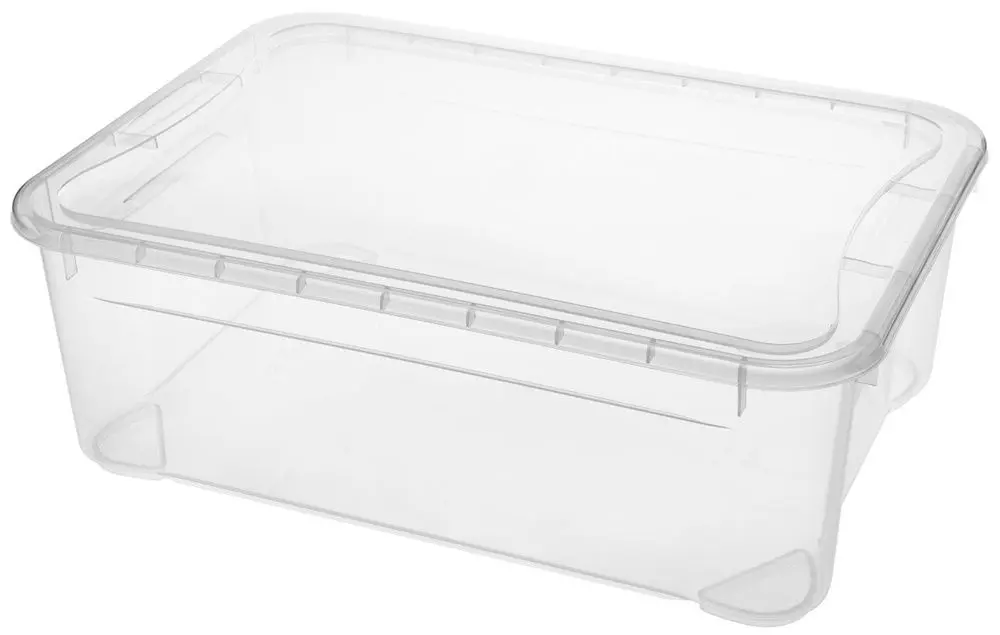 Container cu capac Econova Crystal M 31L (Transparent)