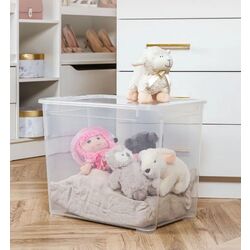 Container cu capac Econova Crystal XL 70L (Transparent) Thumb