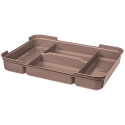 Container cu capac Econova Grand Box 10L (Transparent/Brown) Thumb