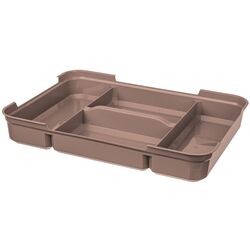 Container cu capac Econova Grand Box 15.3L (Transparent/Brown) Thumb