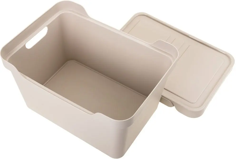 Коробка для хранения Econova Luxe 18L (Light Beige) - 2