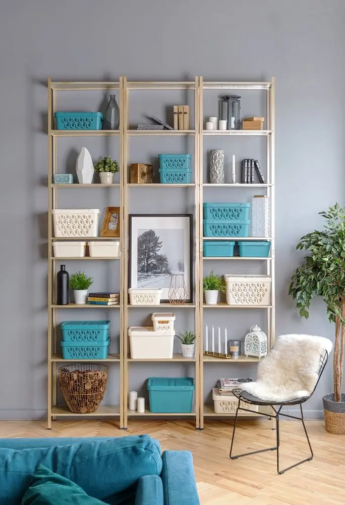 Коробка для хранения Econova Luxe 18L (Light Beige) - 7