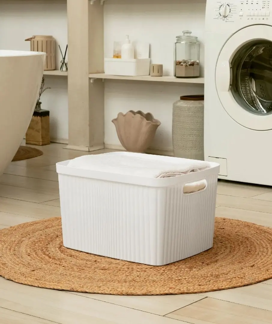 Корзина Econova Velvet 35L (White)