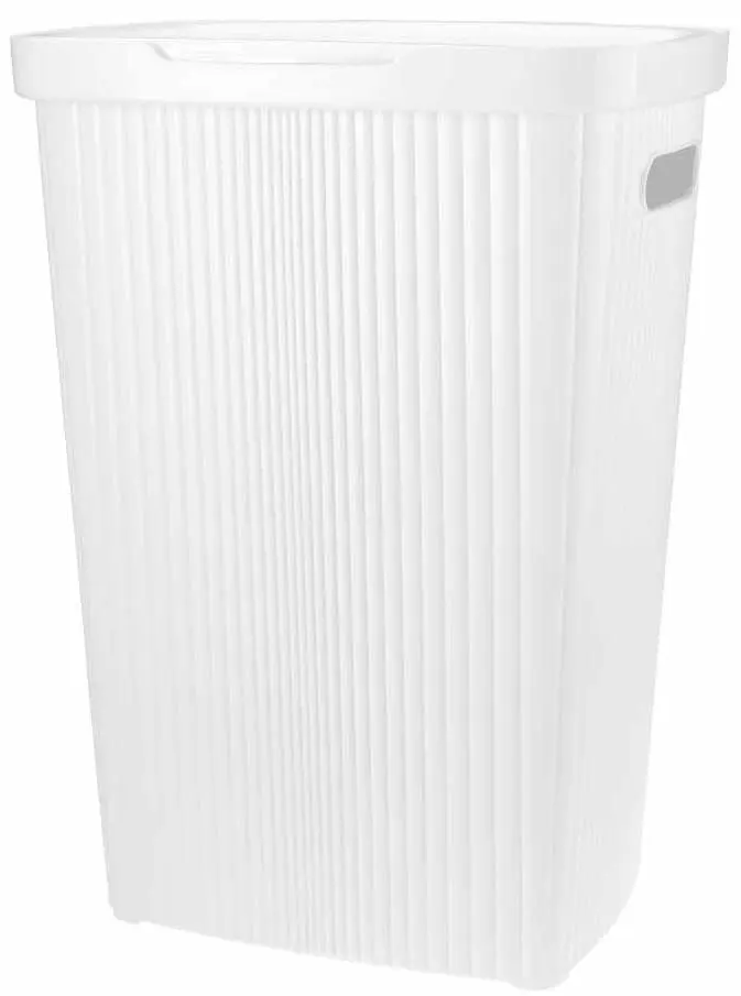 Cos pentru rufe Econova Velvet 45L (White)