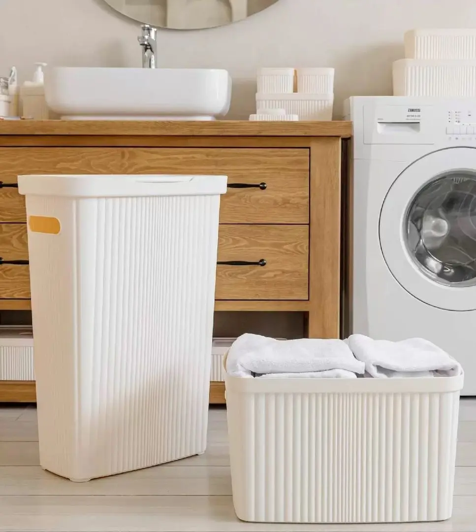 Cos pentru rufe Econova Velvet 60L (Grey) - 3