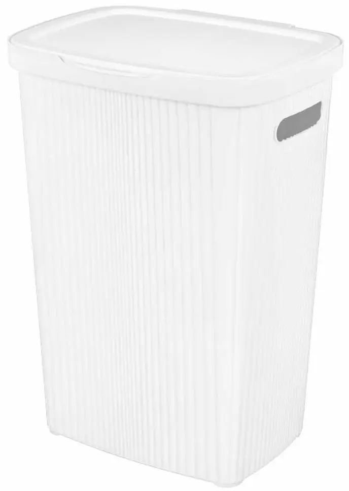 Cos pentru rufe Econova Velvet 60L (White)