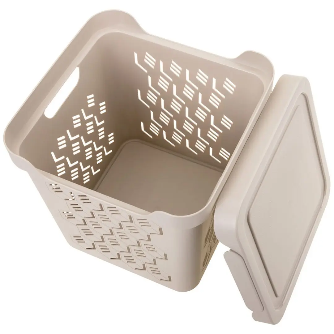 Cos cu capac Econova Deluxe 29x29x29 18L (Beige)