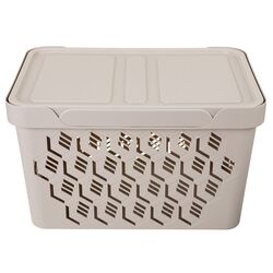 Cos cu capac Econova Deluxe 38x28x22 18L (Beige)