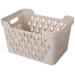 Cos cu capac Econova Deluxe 38x28x22 18L (Beige) Thumb