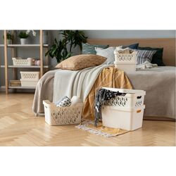 Cos cu capac Econova Deluxe 38x28x22 18L (Ivory) Thumb