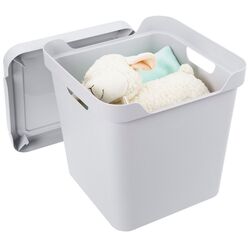 Cos cu capac Econova Luxe 28.6x28.6x28.6 18L (Light Grey) Thumb