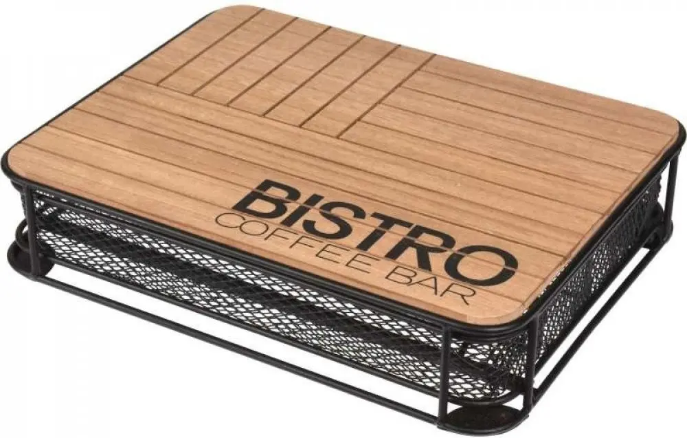 Органайзер для капсул кофе Excellent Houseware Bistro 30x24x6cm (Wood)