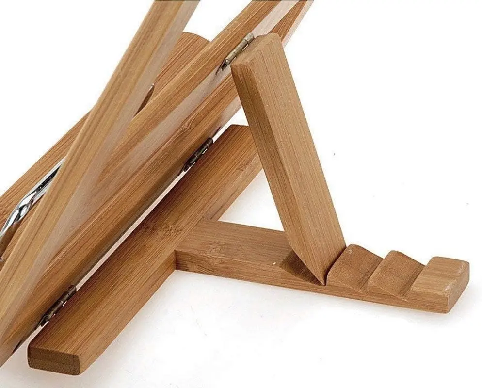 Suport pentru cartea de retete Excellent Houseware 47527 (Bamboo)