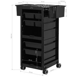 Тележка парикмахера Gabbiano 147023 (Black) Thumb