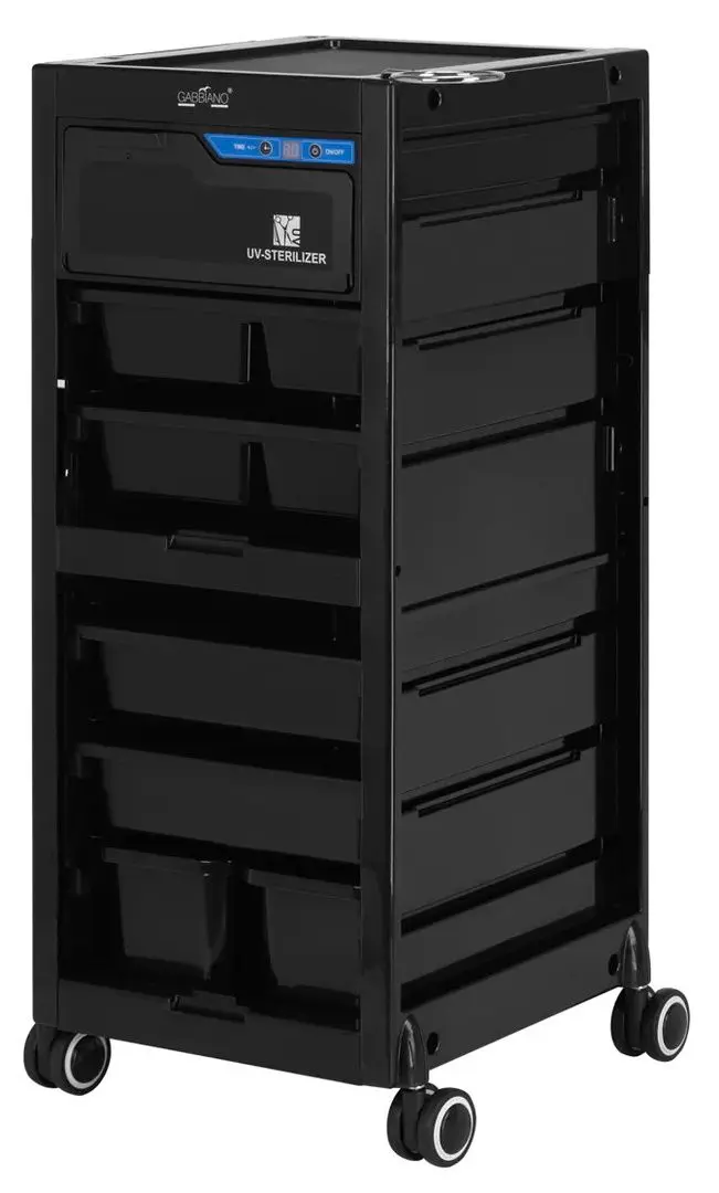 Carucior de coafor Gabbiano 68UV (Black)