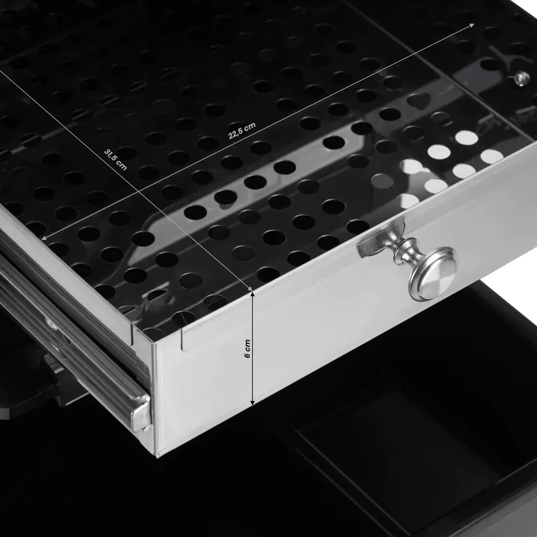 Carucior de coafor Gabbiano 68UV (Black)