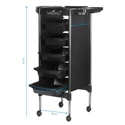 Carucior de coafor Gabbiano FX11-5 (Black) Thumb