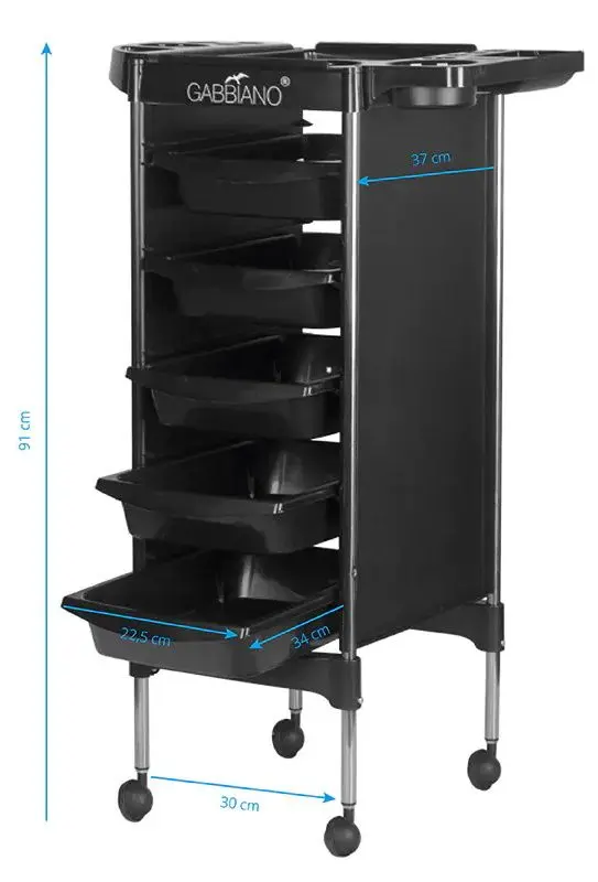 Carucior de coafor Gabbiano FX11-5 (Black)