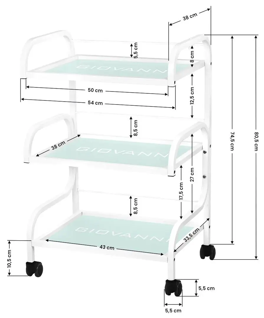 Carucior de frumusete Giovanni 1014 (White)