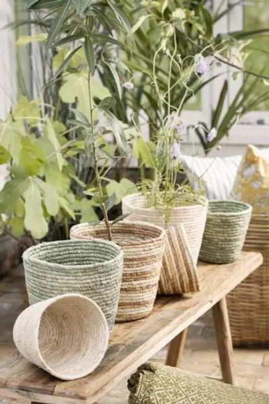 Корзина H&S 51293.2 20х18 (Khaki)