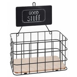 Корзина подвесная H&S 46697 21х13х23 (Black)