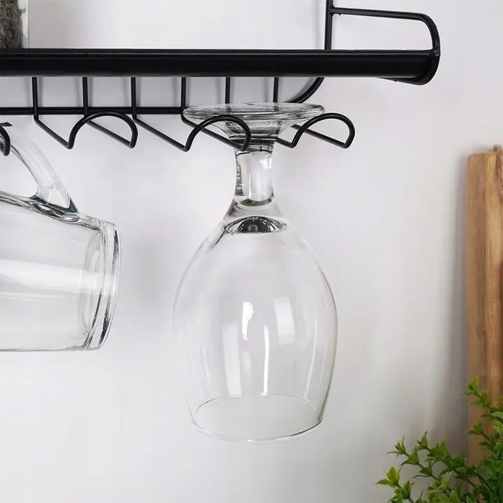 Raft pentru bucatarie H&S Bistro (Wood/Black)