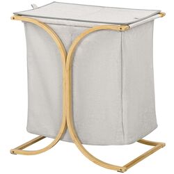 Корзина для белья двойная Homcom 850-303V00ND (Grey)