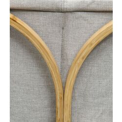 Корзина для белья двойная Homcom 850-303V00ND (Grey) Thumb