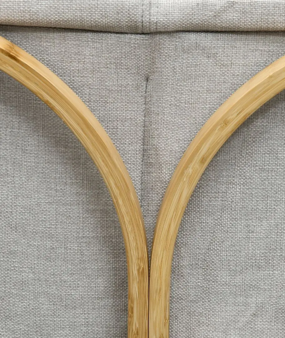 Корзина для белья двойная Homcom 850-303V00ND (Grey)