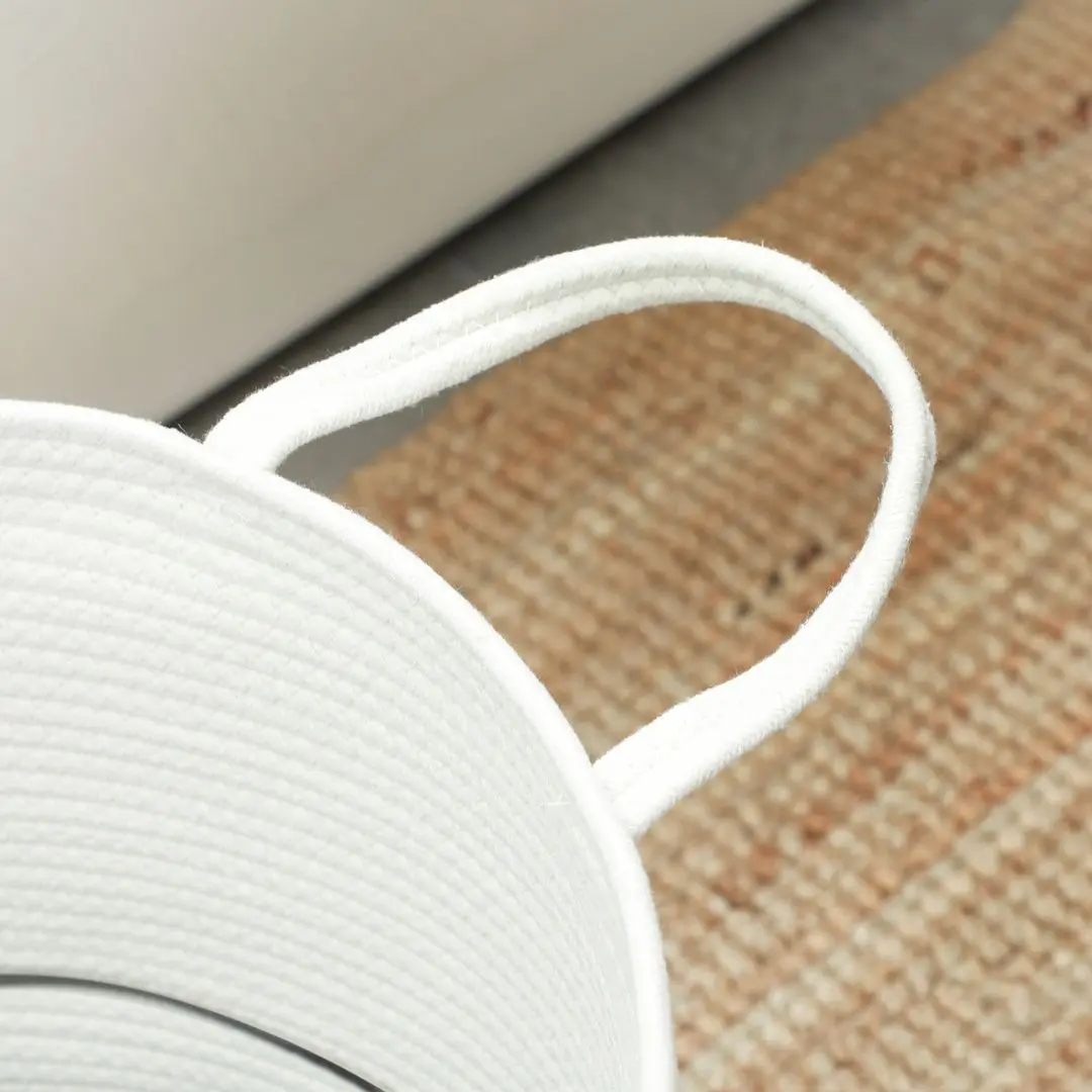 Cos pentru rufe Homcom 850-318V00CW (Cream White)