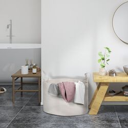 Cos pentru rufe Homcom 850-318V01CW (Cream White) Thumb