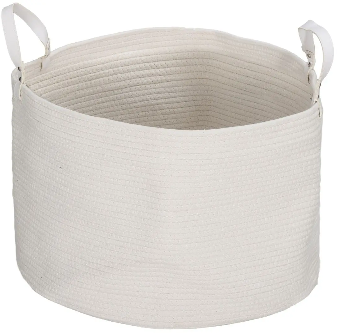 Cos pentru rufe Homcom 850-318V01CW (Cream White)