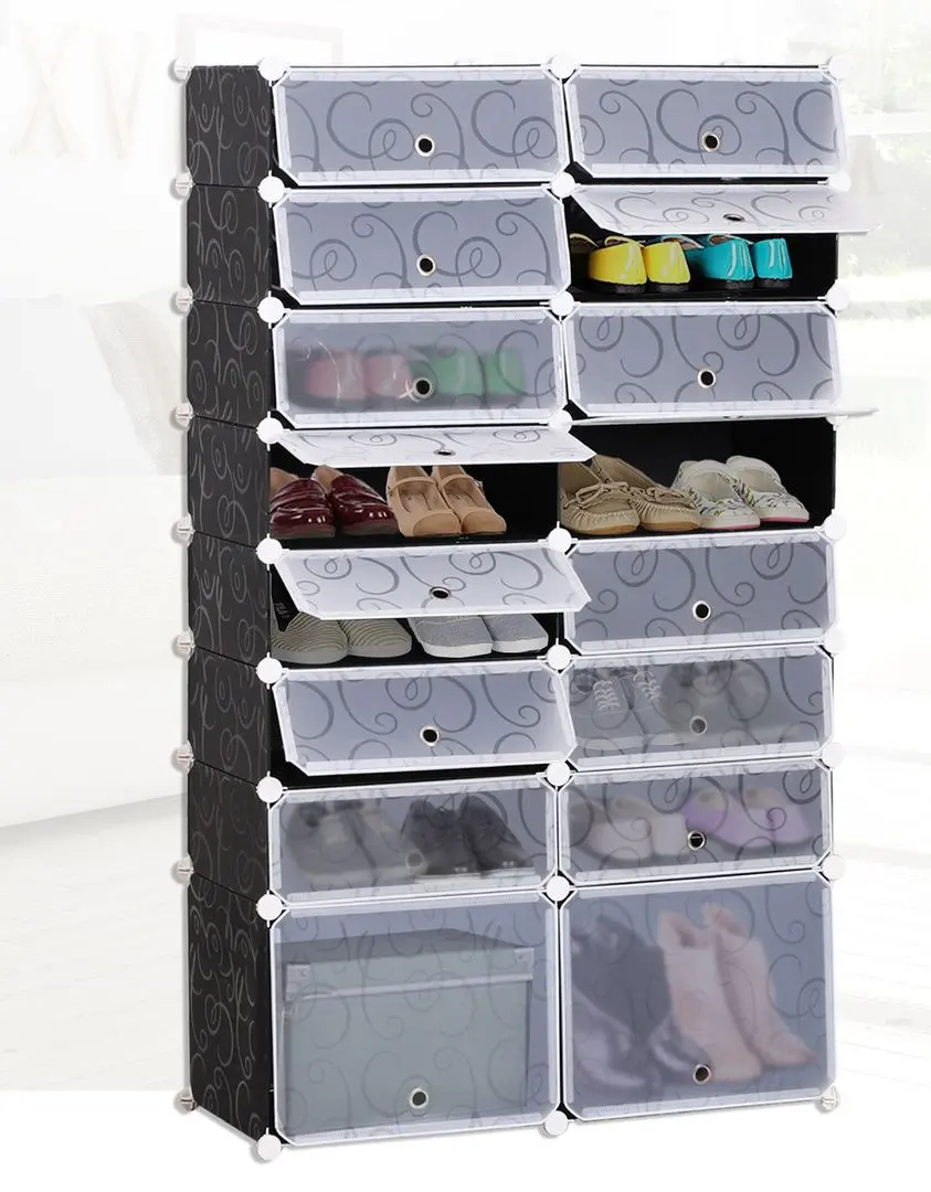 Стеллаж для обуви Homcom 837-017 (Black/White)