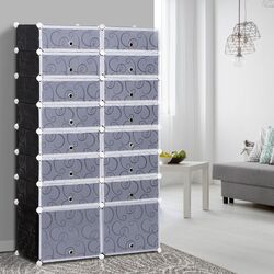 Стеллаж для обуви Homcom 837-017 (Black/White) Thumb