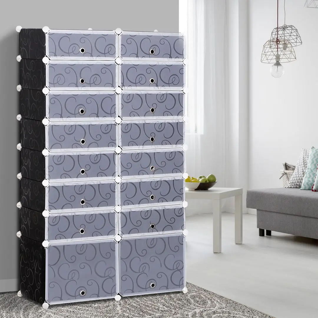 Стеллаж для обуви Homcom 837-017 (Black/White)