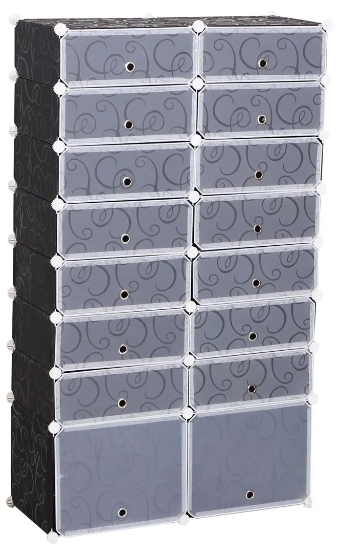 Стеллаж для обуви Homcom 837-017 (Black/White)