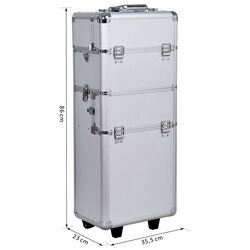 Valiză organizator cosmetic Homcom 81-0002 (Silver) Thumb