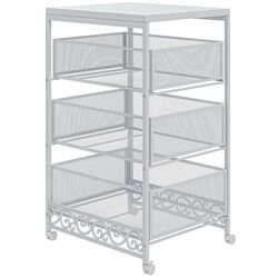 Etajera Homcom 850-285V00WT 34x29x57 cm (White) Thumb