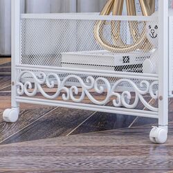 Etajera Homcom 850-285V00WT 34x29x57 cm (White) Thumb